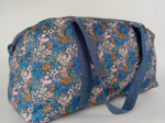Sac week-end monet lilas