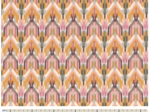 Coupon tissu 50 cm ikat ocre