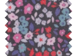 Coated fabric romance fleurie