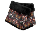 Children fur scarf snood casse noisette