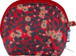 gusset coin purse vermilion foliage