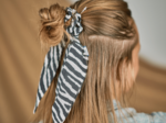 Short tail scrunchie zèbre