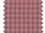 Cotton fabric ex2461 eggplant brick gingham seersucker