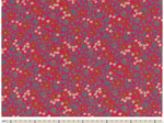 Cotton fabric badiane framboise