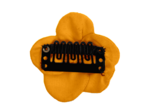 Mini Flower petal hair slide ochre