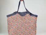 Tote bag with a zip mille et une fleurs