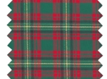 Cotton fabric ex2316 golden green tartan