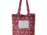 Tote bag vermilion foliage