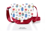 Flap of small shoulder bag petits monstres