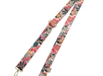 Narrow shoulder strap cerise en fleur