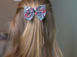 Bow tie hair slide jardin d'aurore