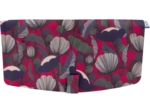 Flap of shoulder bag fuchsia poppy