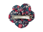 Flower petal hair slide small  camelias rubis