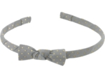 Thin headband grey gold star