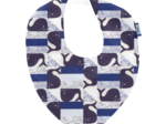 bandana bib baleino bleu