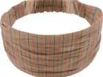 Headscarf headband- child size bronze copper stripe 
