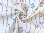 Cotton fabric ex2632 boots and cherries