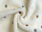 Moumoute fabrics ex2659 embroidered sherpa