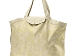Tote bag with a zip ramage gold