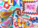 Cotton fabric ex2641 multicolored patchpop