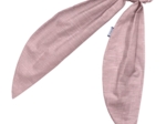 Long tail scrunchie gaze lurex rose