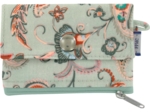 zipper pouch card purse vert bohème
