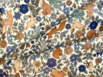 35cm coated fabric coupon comptine enchantée