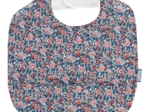 Coated fabric bib flowered london