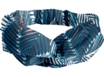 crossed headband feuillage marine