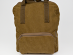 Foldable rucksack Gaby brown large corduroy