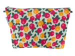 Cosmetic bag with flap agrumes pop