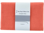 1 m fabric coupon gaze dentelle corail