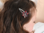 Star flower hairclip jardin d'aurore