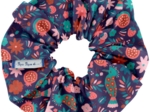 Scrunchie huppette fleurie