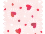 Coated fabric ex2306 red hearts