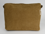 Large shoulder bag base brown large corduroy