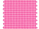 Cotton fabric neon pink gingham