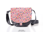Flap of small shoulder bag lianes printanieres