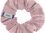 Small scrunchie gaze lurex rose