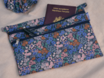 Aloïs flat pouch monet lilas