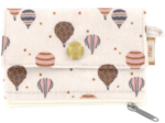 zipper pouch card purse montgolfiere