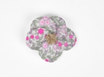 Flower petal hair slide small  serenade fluo