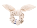 Bunny ear Scrunchie  glitter linen
