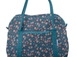 Bowling bag  fleuri nude ardoise