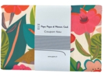 1 m fabric coupon fleurs des iles