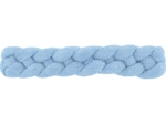 Plait hair slide oxford blue