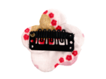Mini Flower petal hair slide petits coeurs