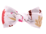 Small bow hair slide herbier rose