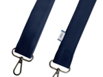 Narrow shoulder strap navy blue