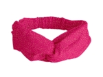 children's double-breasted headband fuchsia pailleté